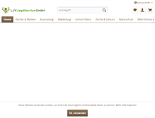 Tablet Screenshot of ljv-jagdservice.de
